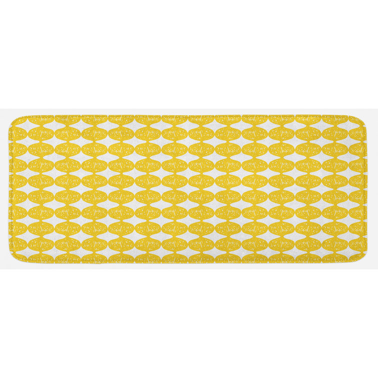 East Urban Home Lemons Kitchen Mat Wayfair